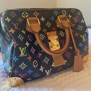 AUTHENTIC Multi colored Louis Vuitton bag